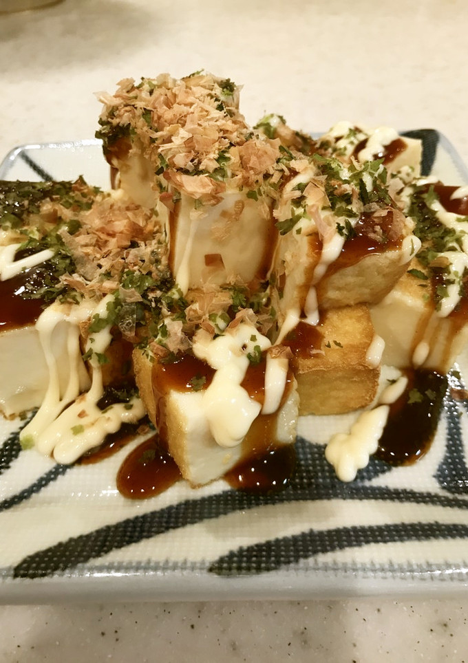 めっちゃ簡単‼︎ 厚揚げのお好み焼き風-レシピのメイン写真