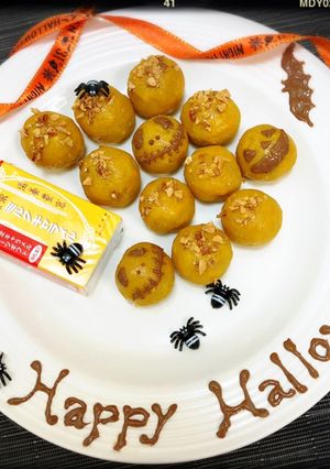 キャラメルでハロウィンスイートポテト-レシピのメイン写真