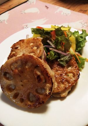 簡単&時短!れんこんのはさみ焼き-レシピのメイン写真