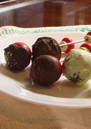 プチトマトのチョコからめ。スパイスがけ-レシピのメイン写真