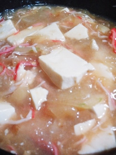 豆腐カニカマ旨煮-レシピのメイン写真