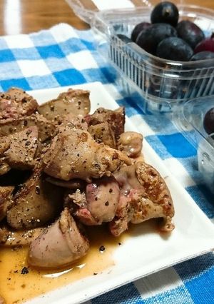 鶏レバー血肝を爆発せずレンジでチンする-レシピのメイン写真