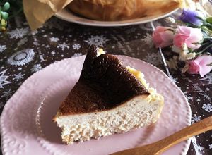 バスク風チーズケーキ♡紅茶バスチー-レシピのメイン写真