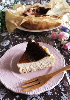 バスク風チーズケーキ♡紅茶バスチー-レシピのメイン写真