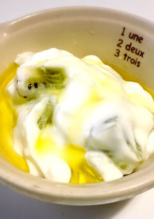 腸活に 甘くないキウイヨーグルト-レシピのメイン写真