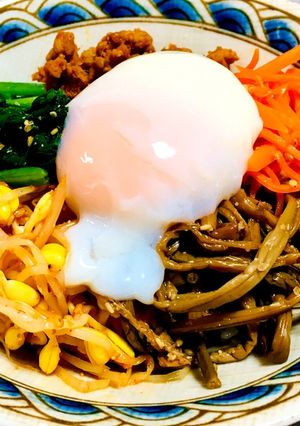 野菜たっぷり彩りビビンバ-レシピのメイン写真