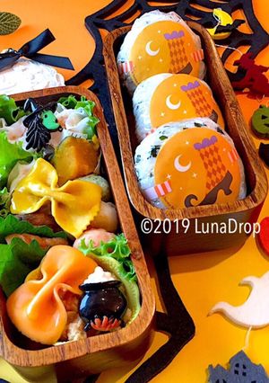 ラッピングおにぎり ハロウィン弁当-レシピのメイン写真