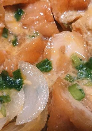 (男のレシピ)簡単！絶品！唐揚げの親子丼-レシピのメイン写真
