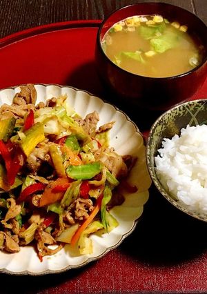 回鍋肉定食-レシピのメイン写真