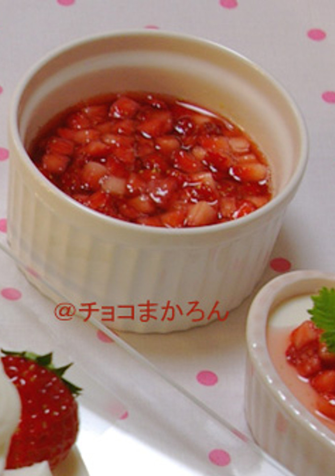 簡単すぎ！つぶつぶいちごのソース-レシピのメイン写真
