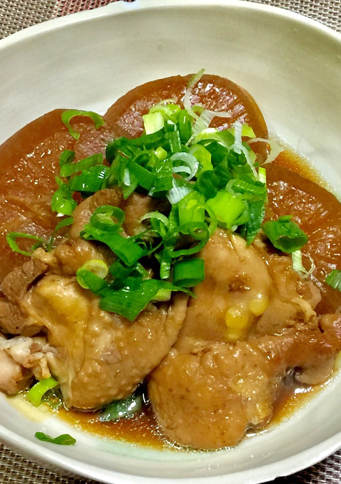 鶏もも肉で豚の角煮風煮込み-レシピのメイン写真