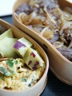 簡単!牛丼弁当-レシピのメイン写真