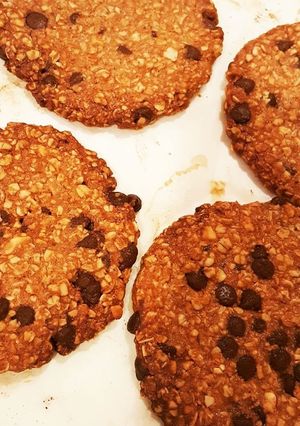 オートミールチョコチップナッツクッキー-レシピのメイン写真