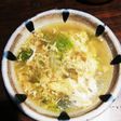 レタスと溶き卵のシャンタン和風スープ