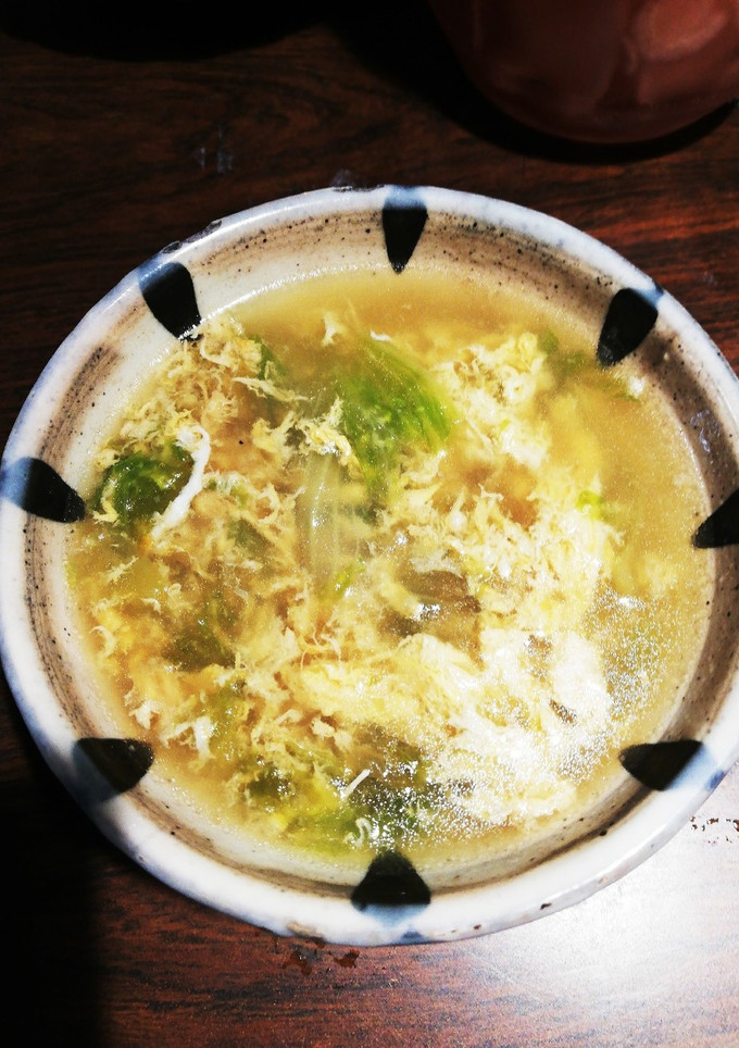 レタスと溶き卵のシャンタン和風スープ-レシピのメイン写真