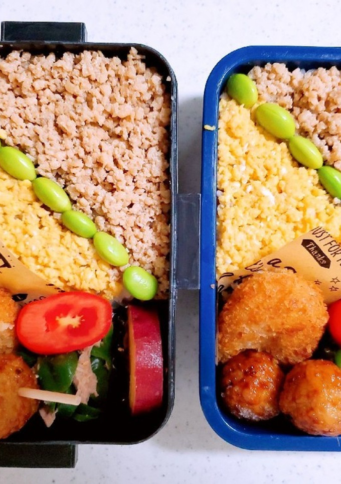 ☆高校生娘と私のお弁当☆130-レシピのメイン写真