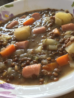 ドイツのレンズ豆スープ♥-レシピのメイン写真