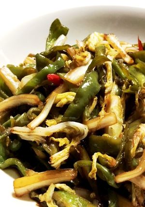白菜のピリ辛黒酢炒め（酸辣白菜）-レシピのメイン写真