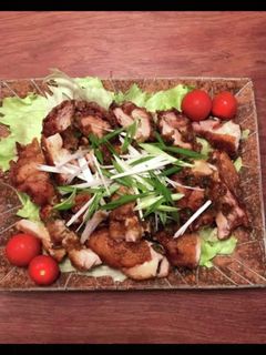 じっくり揚げた鶏のネギソース(油淋鶏)-レシピのメイン写真