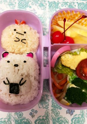 小学一年生のすみっこぐらし弁当-レシピのメイン写真