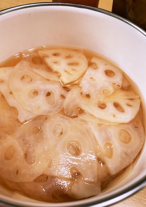 らっきょう梅酢で 簡単酢レンコン(⌒⌒)-レシピのメイン写真