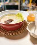 簡単！しょうが・豆乳鍋（豚バラ・白菜）♪