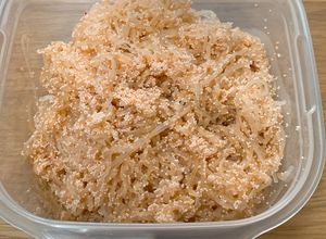 そうめんこんにゃくの明太子炒め-レシピのメイン写真