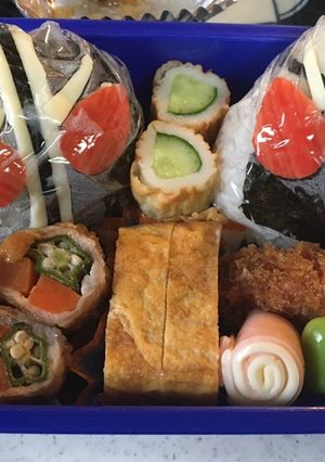 遠足弁当★仮面ライダーフォーゼ&ダブル-レシピのメイン写真