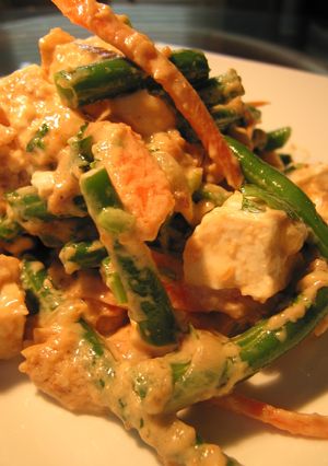 野菜と豆腐のココナッツピーナッツバター炒-レシピのメイン写真