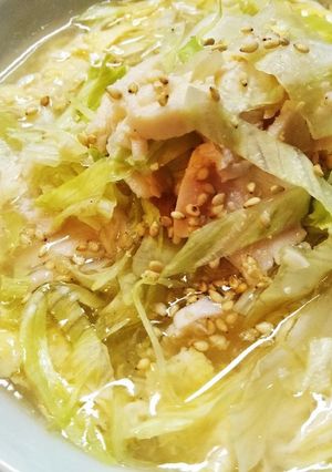 鶏肉とレタスの煮麺-レシピのメイン写真