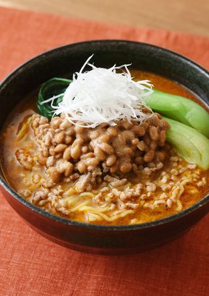 おねぎたっぷり納豆担々麺♪-レシピのメイン写真
