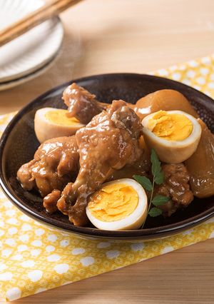 鶏手羽元と大根の甘辛煮込み-レシピのメイン写真