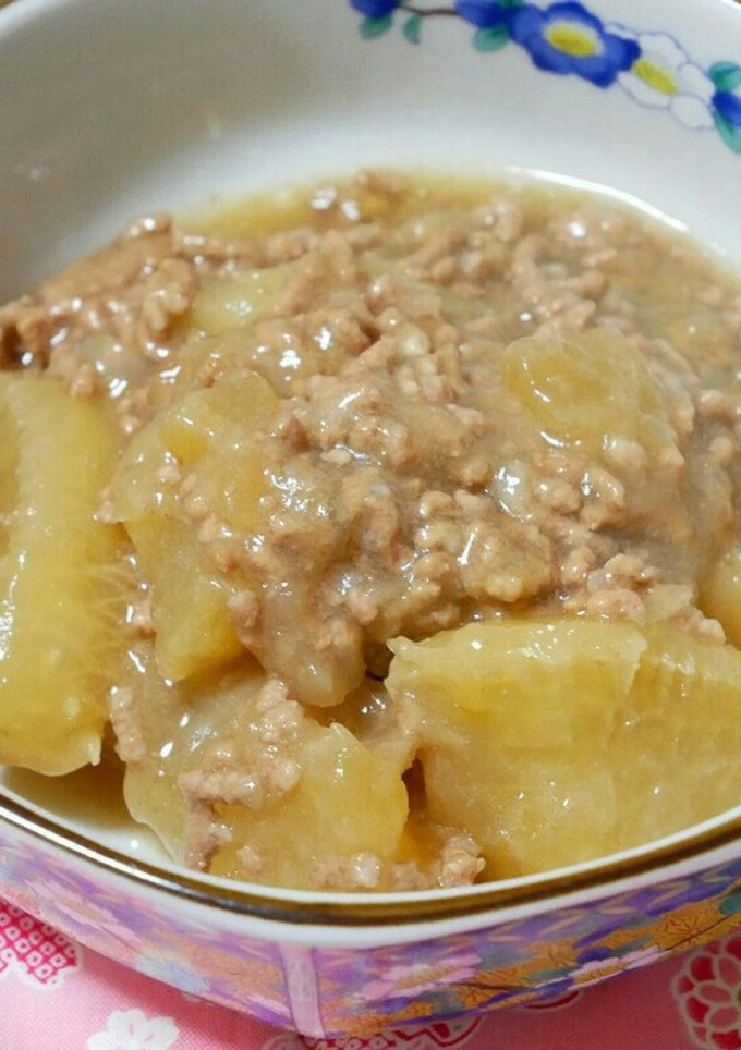 大根と挽き肉のあんかけ炒め-レシピのメイン写真