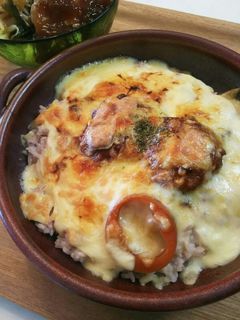 リメイク!ハンバーグドリア-レシピのメイン写真