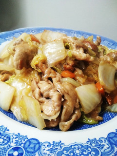 簡単♪はくさいと豚肉のポン酢あんかけ炒め-レシピのメイン写真