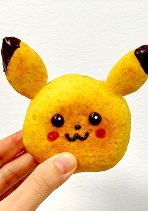 発酵なし！HMで簡単ピカチュウパン-レシピのメイン写真