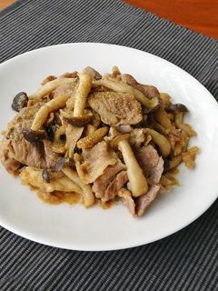 きのこと豚肉の味噌マヨ炒め-レシピのメイン写真
