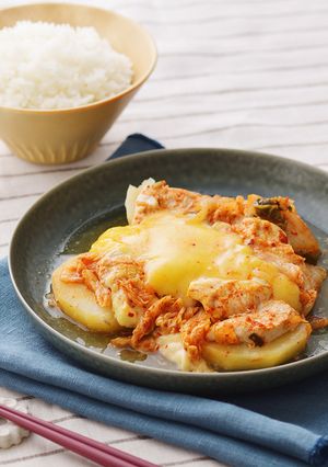 【tacook】チーズタッカルビ&ごはん-レシピのメイン写真