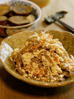 こんにゃくとにんじんの白和え*-レシピのメイン写真