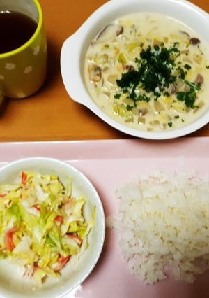 大根キャベツしいたけのクラムチャウダー-レシピのメイン写真