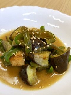 なすピーマンの麩味噌炒め ここから栄養士-レシピのメイン写真