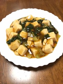豆腐とチンゲンサイの中華あんかけ☆-レシピのメイン写真