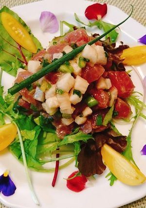 マグロの和風タルタル風-レシピのメイン写真