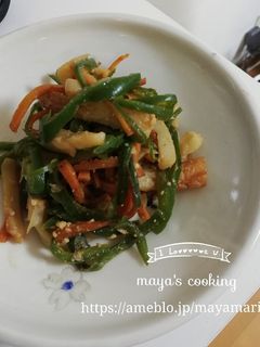 ピーマンとちくわの味噌炒め【作り置き】-レシピのメイン写真