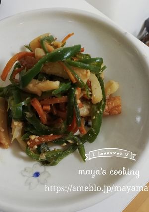 ピーマンとちくわの味噌炒め【作り置き】-レシピのメイン写真