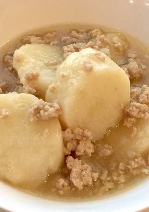 長いものひき肉そぼろ煮つけ-レシピのメイン写真