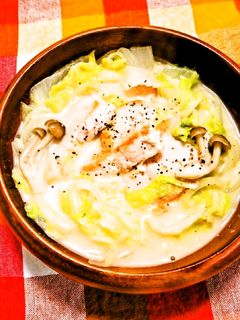 ☺簡単♪鶏むね肉と白菜のクリーム煮☺-レシピのメイン写真