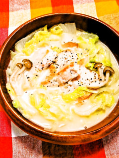 ☺簡単♪鶏むね肉と白菜のクリーム煮☺-レシピのメイン写真