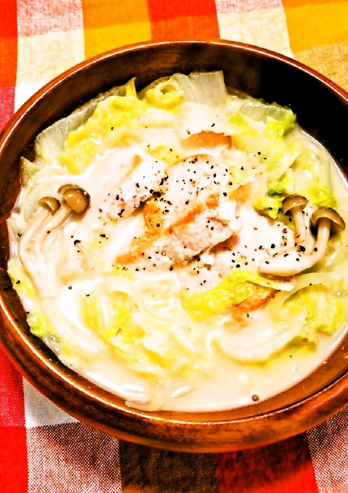 ☺簡単♪鶏むね肉と白菜のクリーム煮☺-レシピのメイン写真