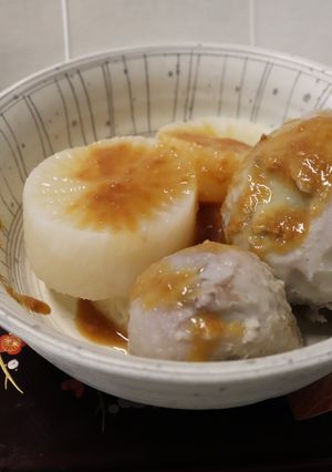 蒸し野菜（加熱野菜）・豆腐の味噌だれかけ-レシピのメイン写真